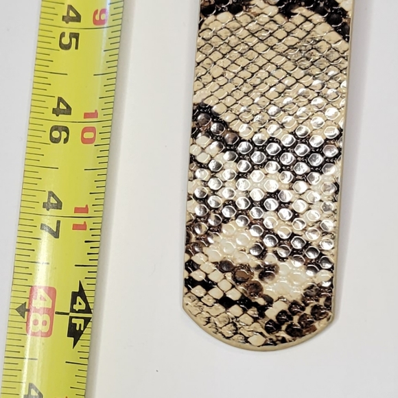 ELIZABETH AND JAMES Snakeskin Belt - Picture 5 of 7